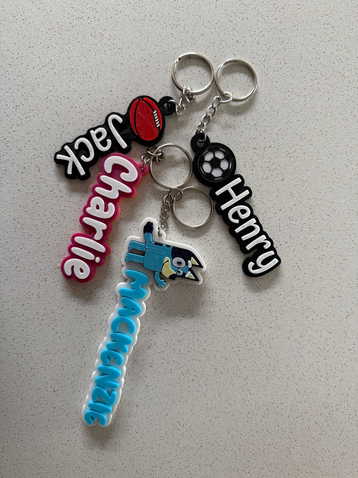 ✨ Personalised Name Keyrings ✨